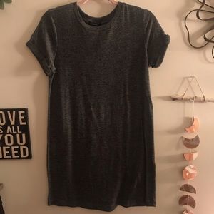 Gray T-shirt dress